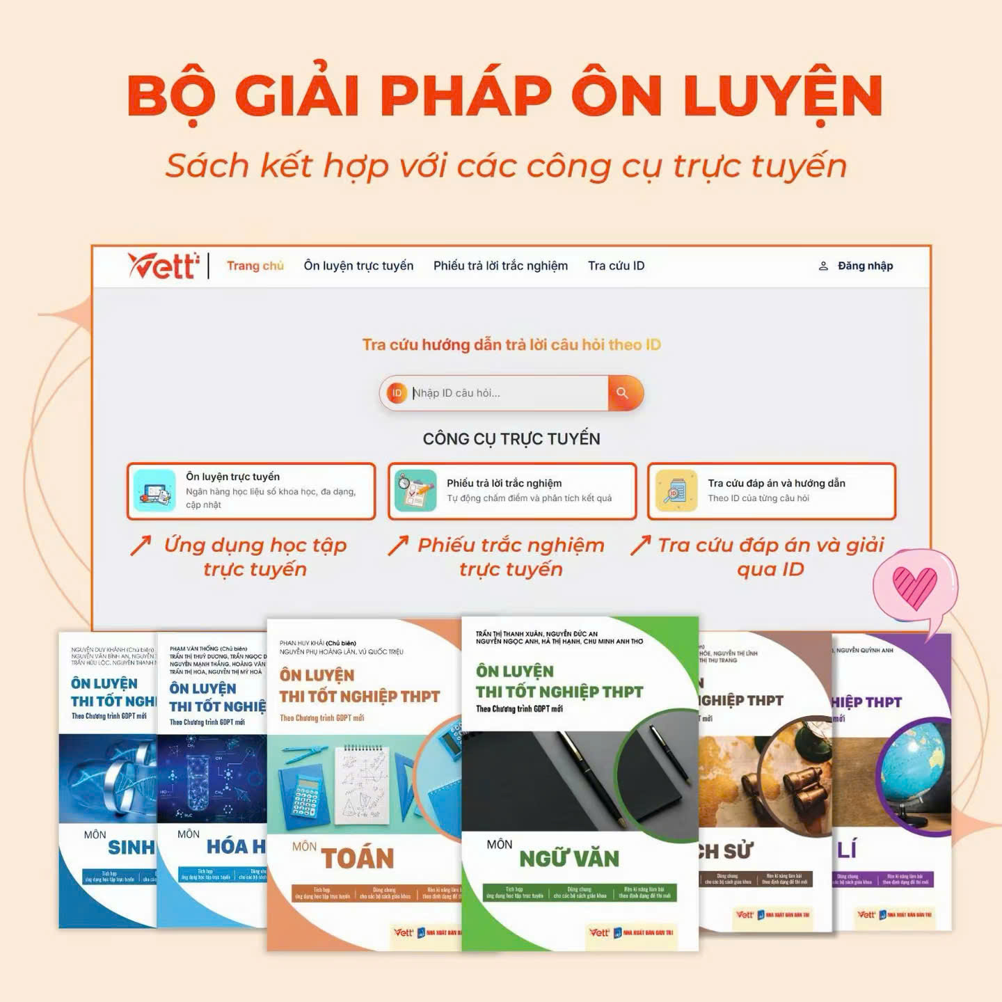 Bộ sách ôn luyện thi tốt nghiệp THPT 2026 – Giải pháp học tập toàn diện cho 2K8