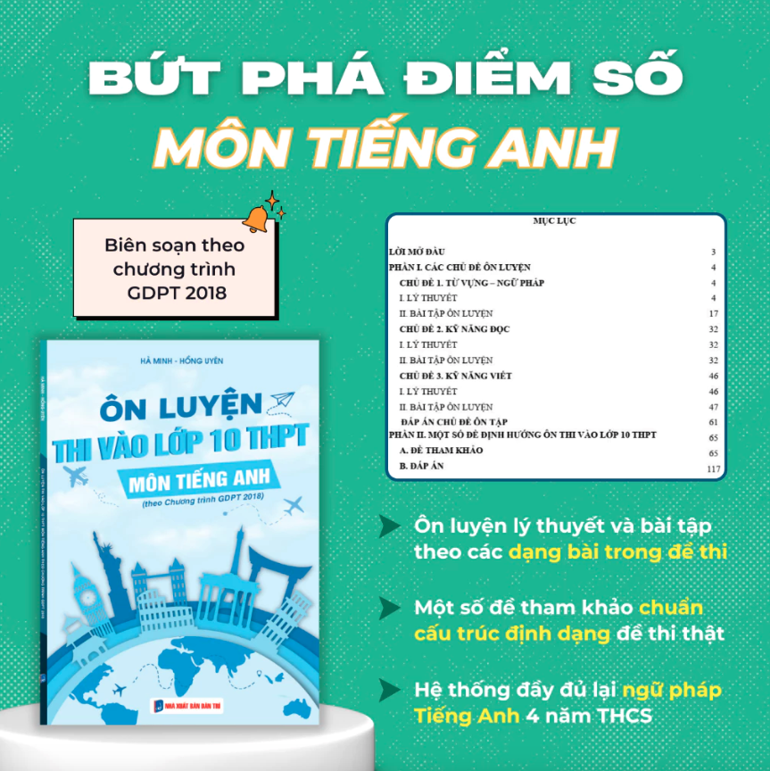 Ôn luyện thi vào lớp 10 THPT môn Tiếng Anh